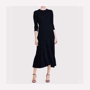 RALPH LAUREN Fit & Flare Knit Sweater Dress